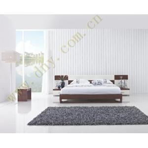 high gloss bed with night stands