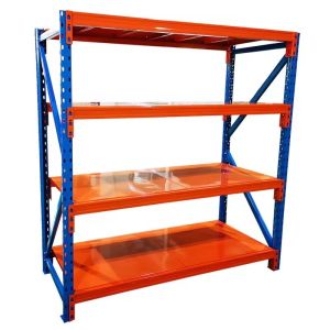 China Entrepôt de rangement à charge moyenne étagère galvanisée de palettes Couleur personnalisable wholesale
