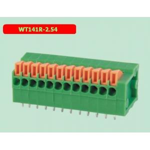 China WT141R-2.54 pcb spring terminal block factory direct sales supplier