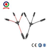 China Solar Panel Y Branch Parallel Cable Waterproof 3 To 1 Male Female 1 Pair on sale