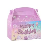 China Glitzy Birthday Cake Dessert Box with Art Paper Shopping Bag and Muffin Baking Box on sale