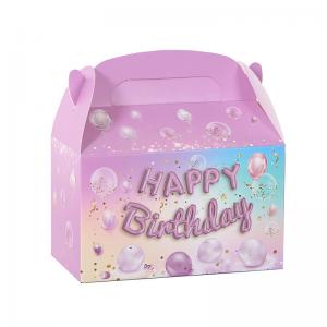 China Glitzy Birthday Cake Dessert Box with Art Paper Shopping Bag and Muffin Baking Box supplier