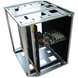 Customizable SMT Antistatic ESD PCB Magazine Rack Depth 4mm