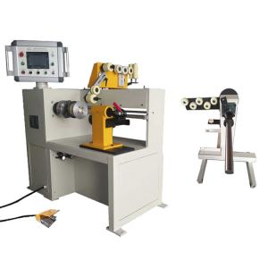 Flat / Round Wire Automatic Transformer Winding Machine With PLC