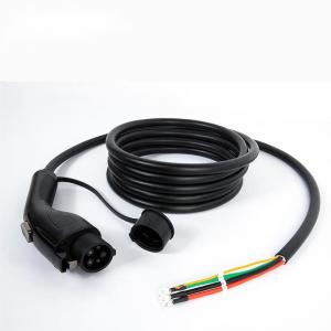 SAE J1772 EV Charging Cable 16A Black Cord Type1, 3.5KW Electric Car Charger Plug