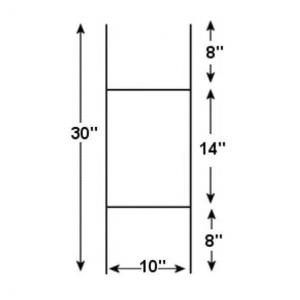 Hot Dipped Galvanized Metal Wire H Stakes Heavy Duty H Frame