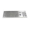 China Backlit Desktop Rugged Waterproof Vandal-Proof Keyboard With Integrated Optical Trackball And Numeric Keypad wholesale