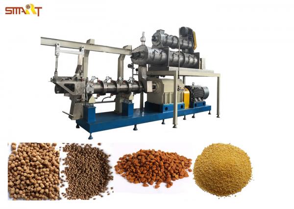 2ton/h Pet Food Processing Machine Double Screw Extruder