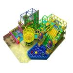 Fireproof Kids Indoor Playground Equipment With Rock Climbing Wall