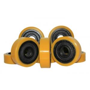 China 127 * 60mm Polyurethane Wheels With Bearings As Industrial Forklift Casters supplier