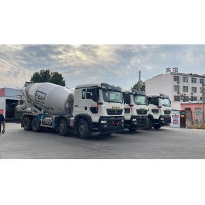 Sinotruck Howo Used Concrete Mixer Truck 8×4 Drive Mode 12m³ Tanker