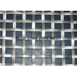 China Flat Wire Intercrimp Wire Mesh For Decoration Square / Rectangular Aperture supplier