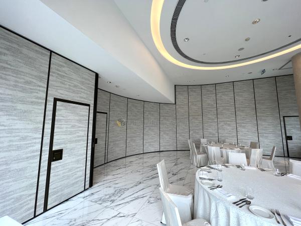 Customized Size Operable Partition Wall with Mechanical Sealing System and MDF Board Surface
