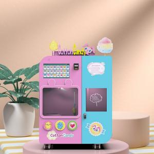 220V CE Automatic Cotton Candy Vending Machine 1750mm Credit Card Payment