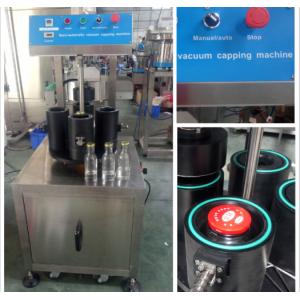 China Energy Saving Glass Bottle Cap Sealing Machine Convenient Adjustment supplier