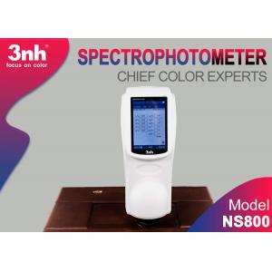 China NS800 PC Software Portable Spectrophotometer Colorimeter with 45 / 0 structure 15° oblique angle screen supplier