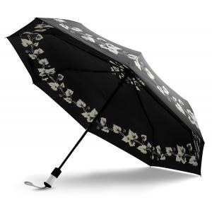 21in 190T Pongee Automatic Three Folding Umbrella With Logo Printing