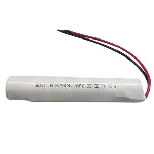 Nickel SC Nicd Battery 3.6v 1600mah Rechargeable Battery Pack