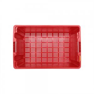 ISO9001 Certified Tourtop Plastic Moving Crates Stackable Meat Lugs for North America