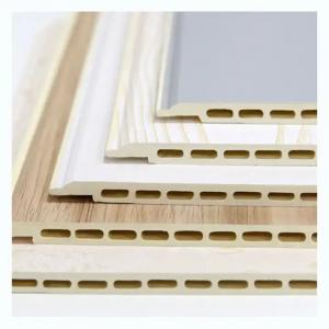China Decorative Interior PVC Wall Panel Ceiling Rectangle Bamboo Board supplier