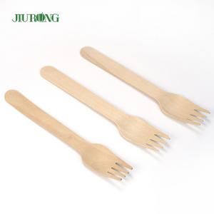 Bamboo Biodegradable Disposable Cutlery Tableware Wooden Fork Set 95mm
