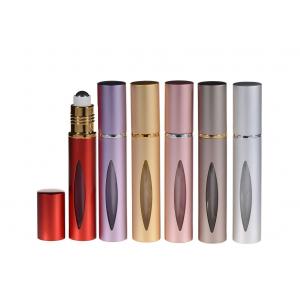 China Roller Ball  Empty Aromatherapy Bottles Aluminum Essential Oil Container supplier
