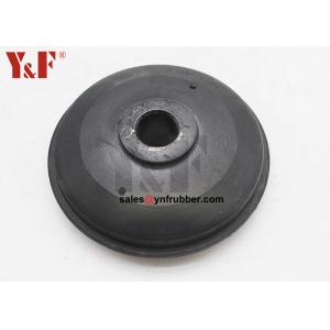 Black Isolation Rubber Mounts Flanged With High Noise Reduction