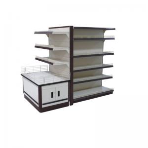 Flexible 80-120Kg/ Layer Gondola Display Rack Sturdy Supermarket Shelving Systems