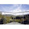 China Round Stainless Steel Stair Railing Systems For Prefabricated Modern Balcony wholesale