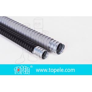 China Electrica Grey Galvanized Steel PVC Flexible Conduit And Fittings supplier