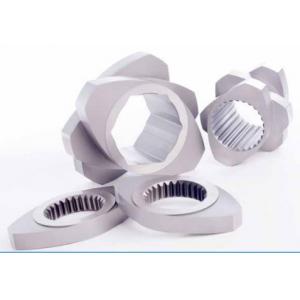 Nitriding Extruder Screw Elements , Extrusion Machine Parts For Toshiba