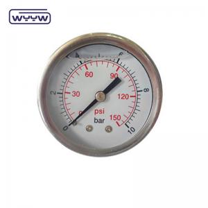 Industrial Oil Pump Axial Pressure Gauge Manometer 60mm Dial Size