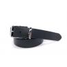China Black Brown Pin Buckle 3.5cm Men Leather Dress Belt wholesale