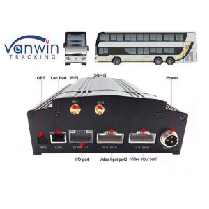 8 channel car security dvr recorder Built-In 3G / 4G / WIFI / G-Sensor DVR System for Bus