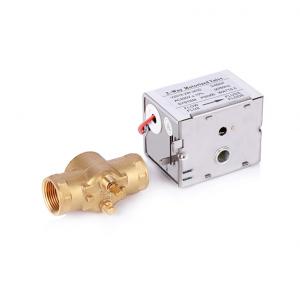 China Female Thread Central Heating Diverter Valve For Building Automation System supplier