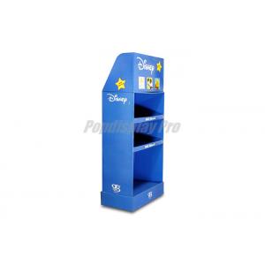 China Recycled Blue Cardboard Retail Point Of Sale Displays Decorative For Disney Toys supplier