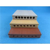 China Hollow Friendly WPC Composite Decking Groove Environmentally WPC Decking on sale