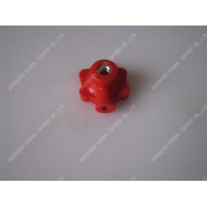 China Speed Control Lever Knob Diesel Engine Parts Red Color Copper And Plastic Material S195 supplier