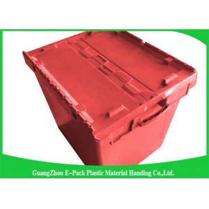 China 50kgs Security Moving Plastic Attached Lid Containers easy to clean supplier