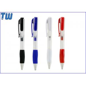 China Plastic Handwriting Pen 2GB USB Disk Separate Drive Rubber Holding supplier