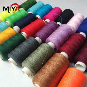 China Dyed Embroidery Bobbin 5000Y Waxed Polyester Thread supplier