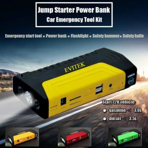 China 50800 MAh Lithium Ion Jump Starter Pack To Start 12V Cars Or Motocycles supplier