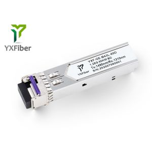China módulo del transmisor-receptor de la fibra óptica de 1.25G BIDI los 80km 1490nm/1310nm SFP supplier