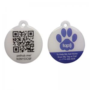 China Eco Friendly QR Code Printing Customized Size NFC RFID Epoxy Tag supplier
