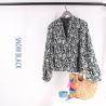 China Polyester Screen print Women'S Long Sleeve Blouses wholesale