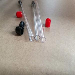 Round Ic Plastic Packaging Tube Transparent PVC PS PC ABS PETG IC Packaging