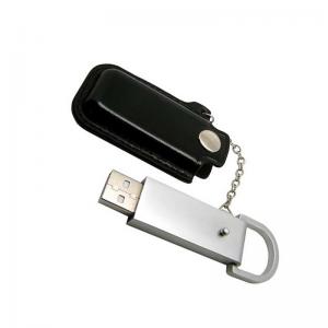 Hot selling Leather USB Flash Disk, Promotional Gifts USB 2.0 Leather USB Flash Drive