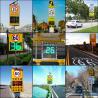China Solar Powered LED Radar Speed Sign with 100M Detection Range wholesale