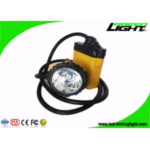 10.4Ah 25000Lux Led Safety Cap Lamp SOS Explosion Proof GL12-A With Cable