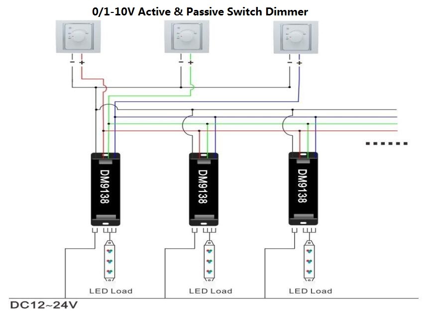 schematic dimmer for led lights